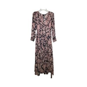 Kate and Lilly Floral Pink Maxi Dress